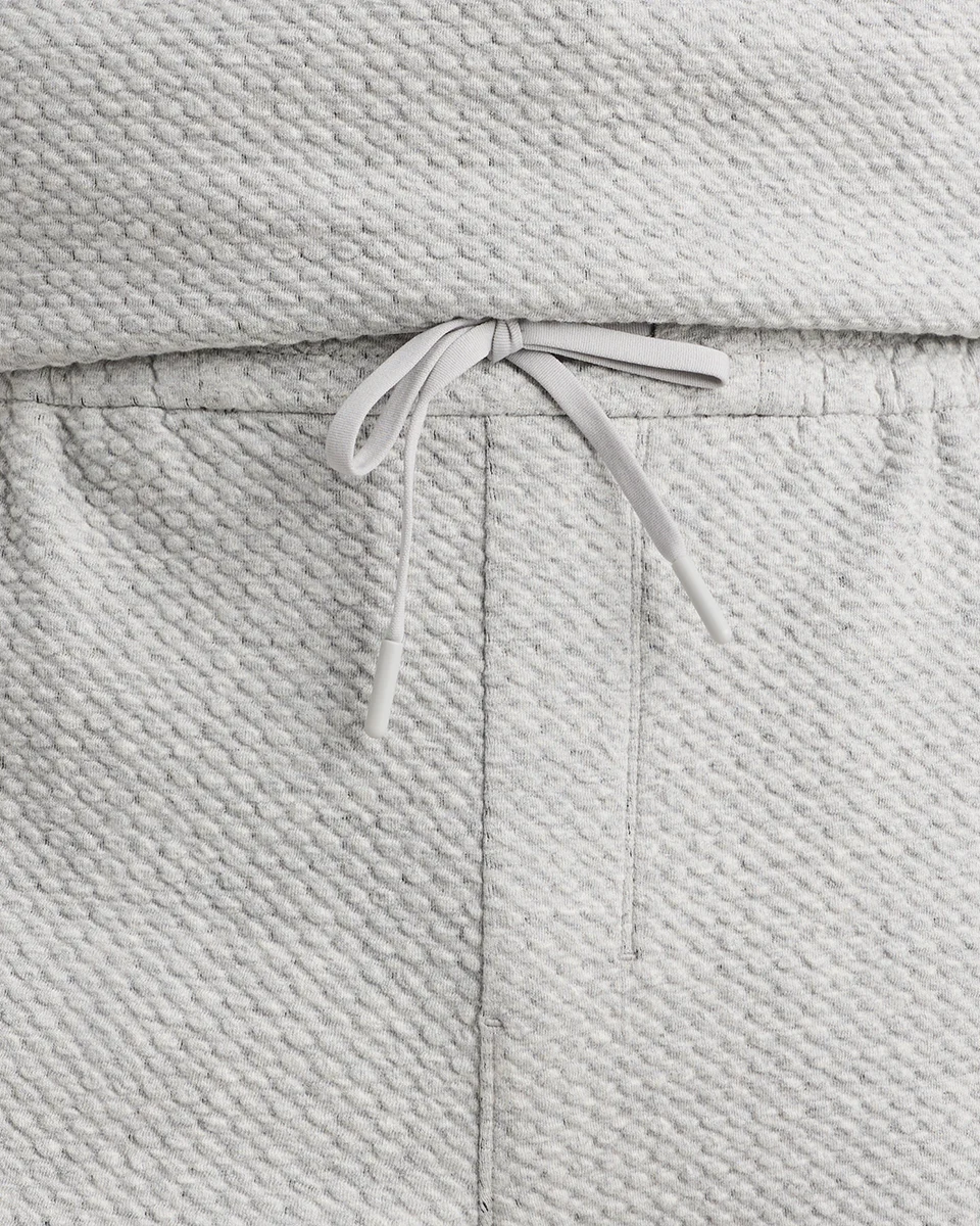 Quince Quince | Men's Waffle Knit Joggers in Heather Grey — Men Summer grey Athletic Pants