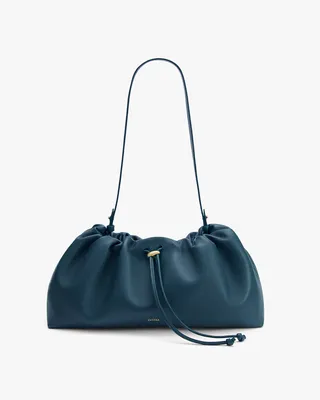 Cuyana Dia Bag - Jade / One Size in navy — Winter navy Hand Bags