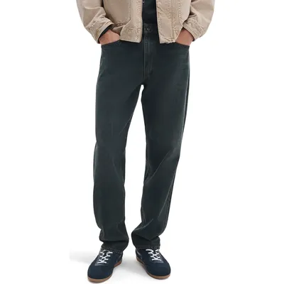 rag & bone rag & bone Fit 4 Authentic Rigid Infuse Straight Leg Jeans in Oilin — Men Winter black Pants