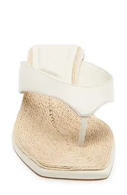 rag & bone rag & bone Jo Espadrille Wedge Flip Flop in White — Women Spring white Shoes