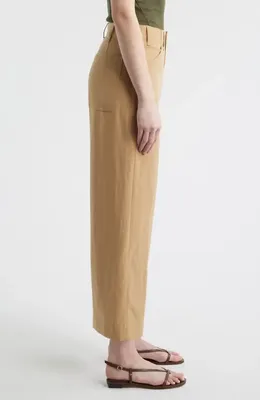 rag & bone rag & bone Allison Ankle Wide Leg Pants in Fawn — Women Autumn gold Pants