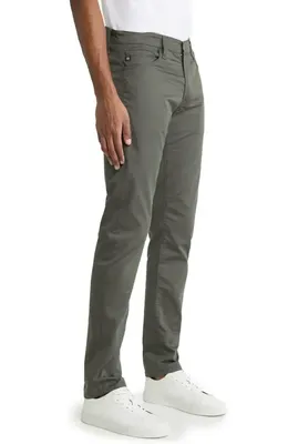 AG AG Tellis Airluxe™ Commuter Performance Sateen Pants in Armory Green — Men Autumn grey Pants