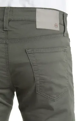 AG AG Tellis Airluxe™ Commuter Performance Sateen Pants in Armory Green — Men Autumn grey Pants