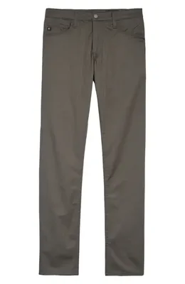 AG AG Tellis Airluxe™ Commuter Performance Sateen Pants in Armory Green — Men Autumn grey Pants