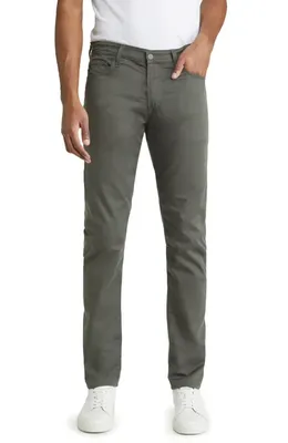 AG AG Tellis Airluxe™ Commuter Performance Sateen Pants in Armory Green — Men Autumn grey Trousers & Chinos