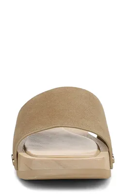 Vince Vince Barbara Slide Sandal in Wheat — Women Autumn tan Shoes