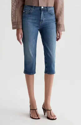AG AG Maisie Capri Jeans in Foxy — Women Summer blue Pants