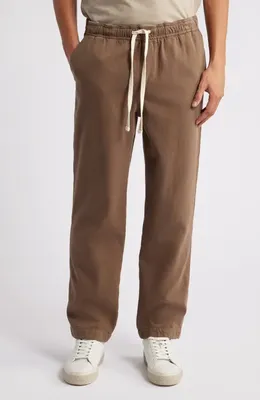 FRAME FRAME Textured Terry Travel Pants in Taupe — Men Autumn tan Pants