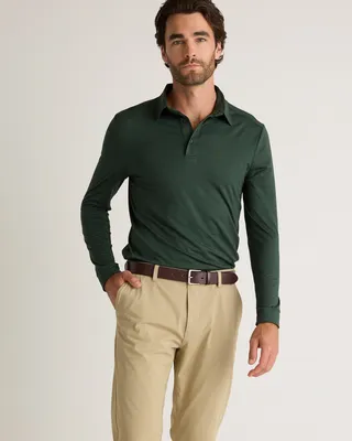 Quince Quince | Men's ProTech Golf Pants in Sand Dune — Men Spring camel Trousers & Chinos