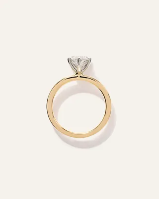 Quince Quince | Women's Lab Grown Diamond Marquise Comfort Fit Engagement Ring 2.5ct in Yellow Gold — Women Spring gold Accessories