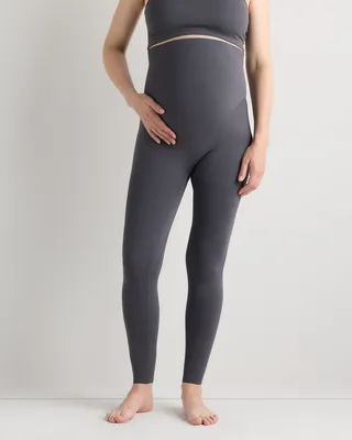 Quince Quince | Women's Ultra-Form Maternity Legging in Dark Coal — Women Summer black Athletic Pants