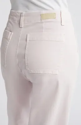 AG AG Analeigh High Waist Jeans in Sulfur Sweet Orchid — Women Winter white Jeans & Denim