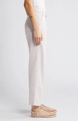 AG AG Analeigh High Waist Jeans in Sulfur Sweet Orchid — Women Winter white Jeans & Denim