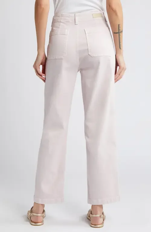 AG AG Analeigh High Waist Jeans in Sulfur Sweet Orchid — Women Winter white Jeans & Denim