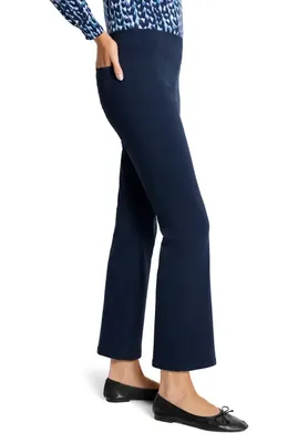 NIC+ZOE NIC+ZOE Berkeley Wonderstretch Ankle Bootcut Pants in Dark Indigo — Women Summer navy Pants