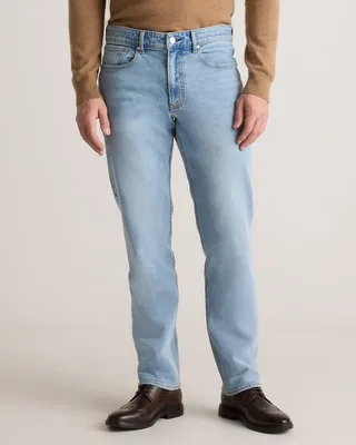 Quince Quince | Men's Warren Stretch Straight Jeans in Arctic Blue — Men Summer blue Jeans & Denim