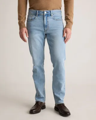 Quince Quince | Men's Warren Stretch Straight Jeans in Arctic Blue — Men Summer blue Jeans & Denim