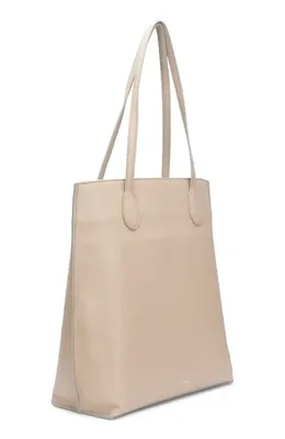 Vince Vince Athene Leather Tote in Sandtrail — Women Winter ivory Accessories