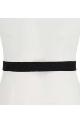 Vince Vince D-Ring Webbing Belt in Black — Women Winter black Accessories