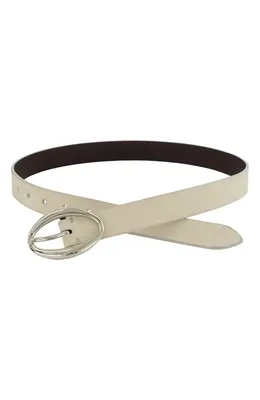 Vince Vince Isla Suede Belt in Dark Milk — Women Spring ivory Accessories