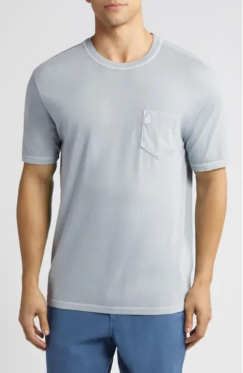johnnie-O johnnie-O Dale 2.0 Pocket T-Shirt in Steel — Men Summer silver Tops