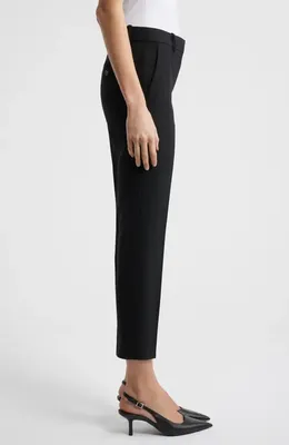 Theory Theory Treeca Wool Blend Crop Pants in Black — Women Winter black Pants