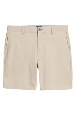 johnnie-O johnnie-O Jupiters Stretch Cotton Blend Chino Shorts in Khaki — Men Autumn beige Shorts