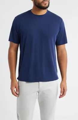 johnnie-O johnnie-O The Tee Modal Blend Crewneck T-Shirt in Navy — Men Winter navy Tops