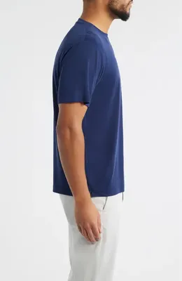 johnnie-O johnnie-O The Tee Modal Blend Crewneck T-Shirt in Navy — Men Winter navy Tops