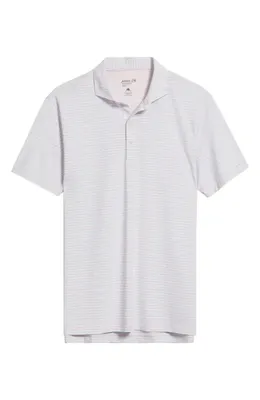 johnnie-O johnnie-O Rex Stripe Performance Jersey Polo in Lollipop — Men Spring white Tops
