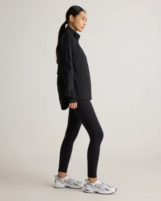 Quince Quince | Women's Race Day Full-Zip Jacket in Black — Women Winter black Activewear