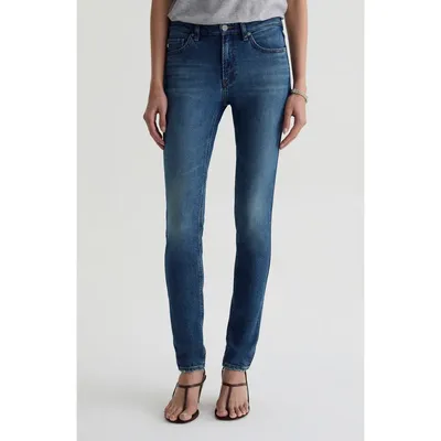 AG AG Quinn Low Rise Cigarette Jeans in Sensational — Women Summer blue Pants