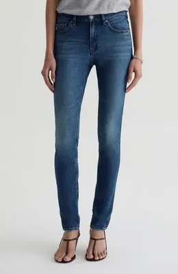 AG AG Quinn Low Rise Cigarette Jeans in Sensational — Women Summer blue Pants