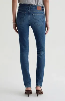 AG AG Quinn Low Rise Cigarette Jeans in Sensational — Women Summer blue Pants