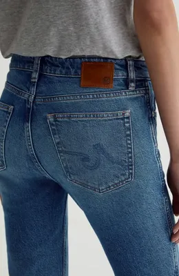 AG AG Quinn Low Rise Cigarette Jeans in Sensational — Women Summer blue Pants