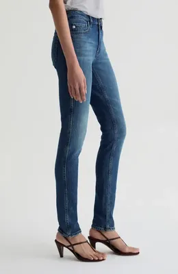 AG AG Quinn Low Rise Cigarette Jeans in Sensational — Women Summer blue Pants