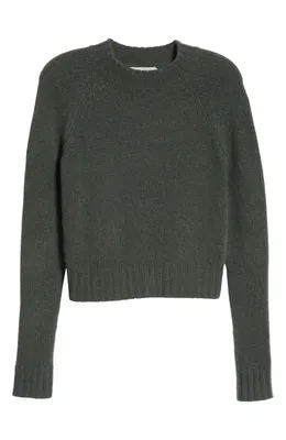 Vince Vince Shrunken Cashmere Sweater in Forest — Women Autumn teal Sweaters & Knits