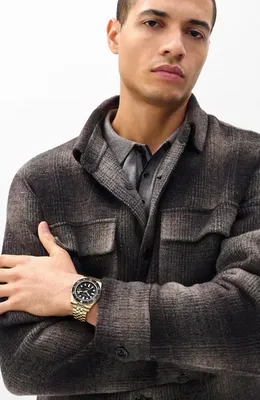 rag & bone rag & bone Rowan Automatic Bracelet Watch in Gold — Men Autumn gold Accessories