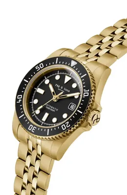 rag & bone rag & bone Rowan Automatic Bracelet Watch in Gold — Men Autumn gold Accessories