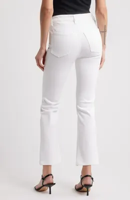 FRAME FRAME The Reboot High Waist Ankle Bootcut Jeans in White — Women Winter white Pants