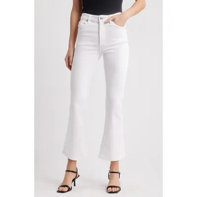 FRAME FRAME The Reboot High Waist Ankle Bootcut Jeans in White — Women Winter white Pants