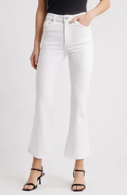 FRAME FRAME The Reboot High Waist Ankle Bootcut Jeans in White — Women Winter white Pants