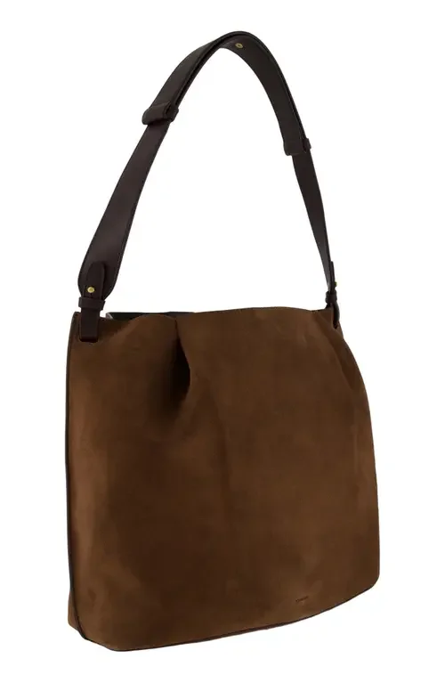 Vince Vince Ava Leather Bucket Bag in Chocolate — Women Autumn chocolate Accessories