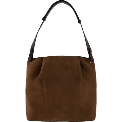 Vince Vince Ava Leather Bucket Bag in Chocolate — Women Autumn chocolate Accessories