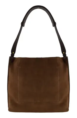 Vince Vince Ava Leather Bucket Bag in Chocolate — Women Autumn chocolate Accessories