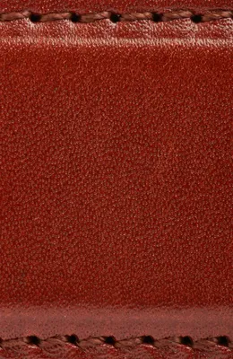 FRAME FRAME Crescent Leather Belt in Tobacco — Women Autumn brown Accessories