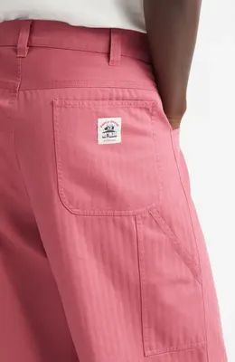 Bode Bode Knolly Brook Twill Trousers in Pink — Men Autumn pink Pants