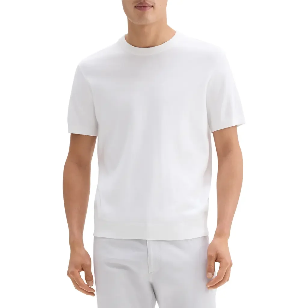 Theory Theory Soris T-Shirt in White — Men Winter white Tops