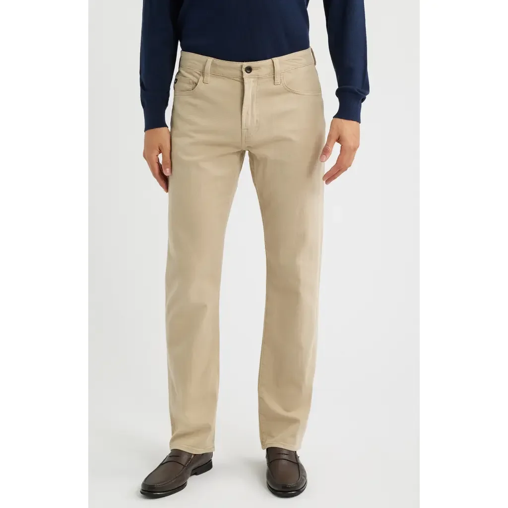 AG AG Protégé Classic Straight Leg Jeans in Dune Khaki — Men Autumn beige Pants