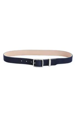 rag & bone rag & bone X Boyfriend Suede Belt in Nvysd — Women Winter navy Accessories